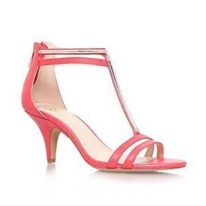VINCE CAMUTO MITZY DOUBLE STRAP BACK ZIPPER CLOSURE WOMEN'S SANDAL